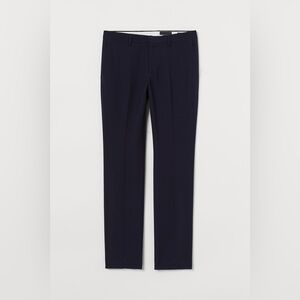 H&M SLIM FIT SUIT PANTS Navy Blue US 32R